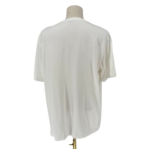 Land's End Short Sleeve Super T-Shirt Men's XL White Basic Undershirt - Picture 3 of 6